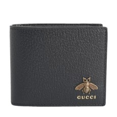 구찌 애니멀리어 비 블랙 반지갑  【매장가 60만원대】